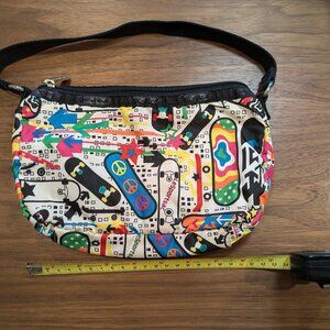 Lesportsac tiny shoulder bag, skateboard print